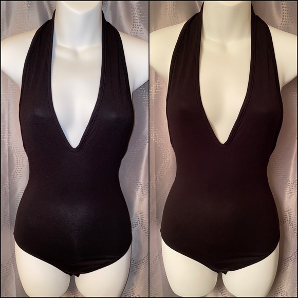 **TWO FOR ONE** Gray & Black Wet Seal Bodysuits S - Picture 2 of 5
